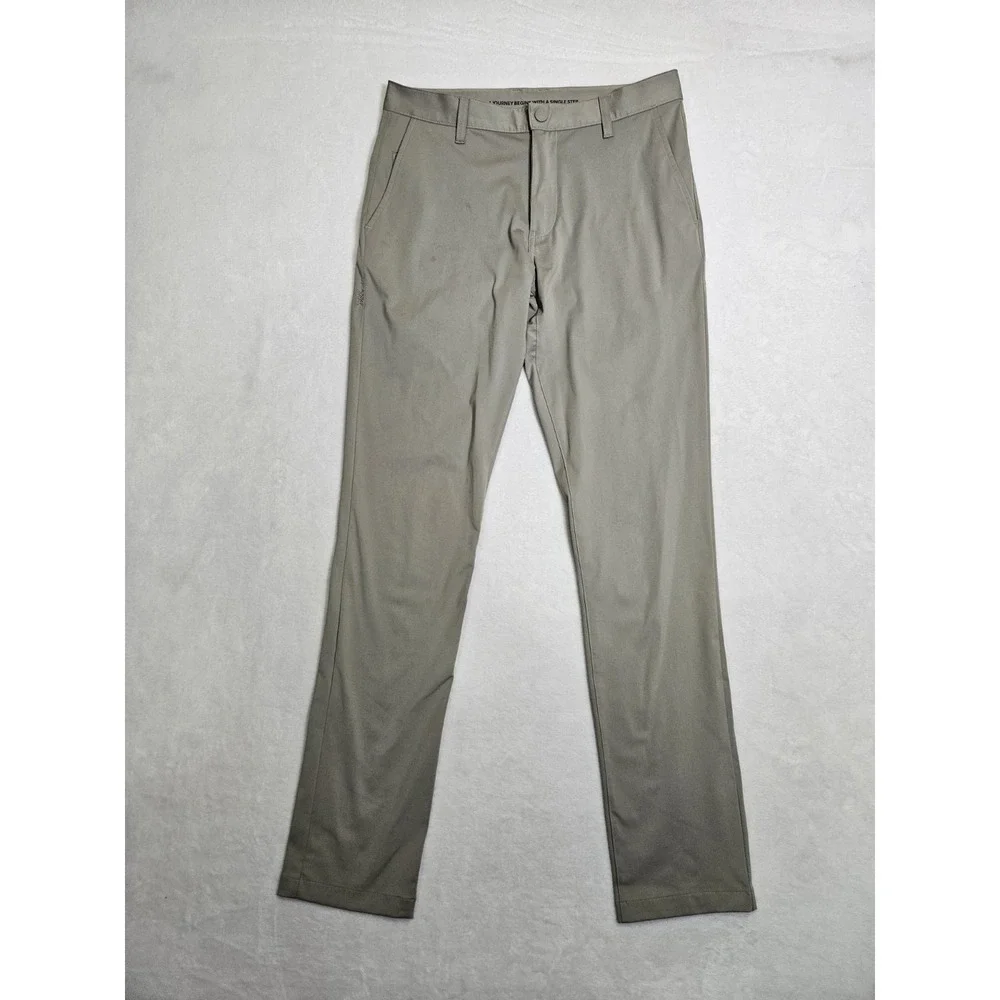 Rhone Pants Men's 32x33 Tan Commuter Performance Chino Tech Stretch Travel